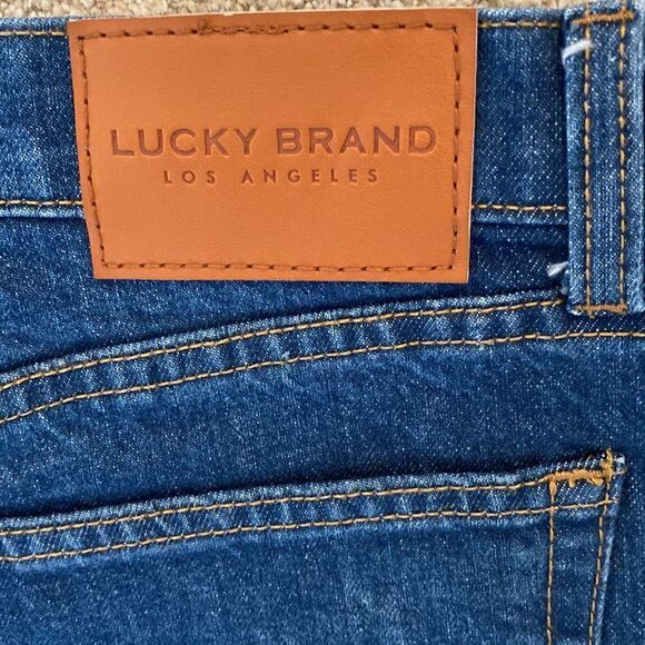Lucky Brand Mid Rise Cut Off Jean Shorts Size 30 - Picture 8 of 9